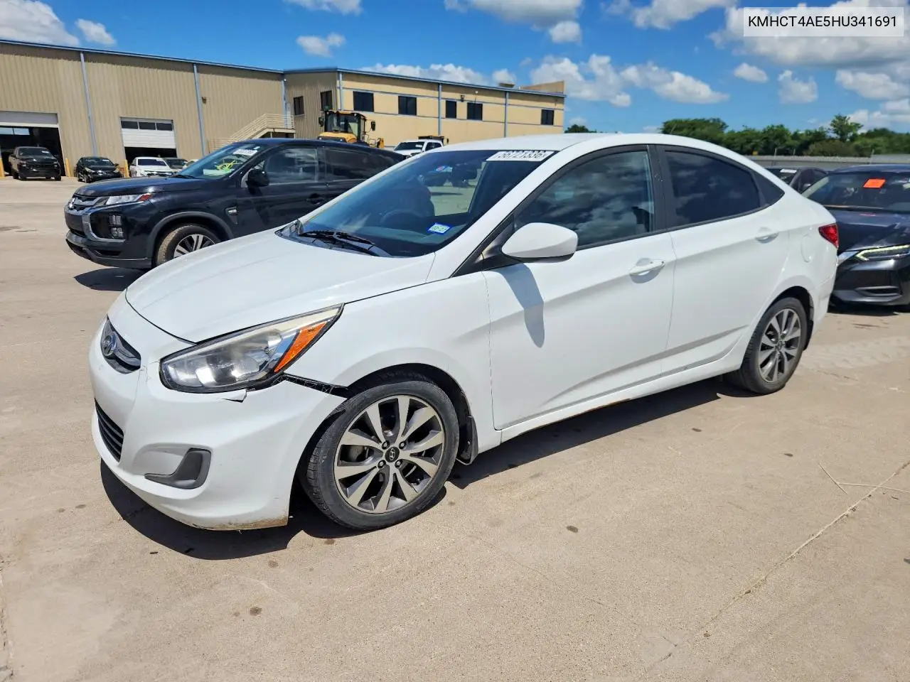 2017 Hyundai Accent Se VIN: KMHCT4AE5HU341691 Lot: 56721336
