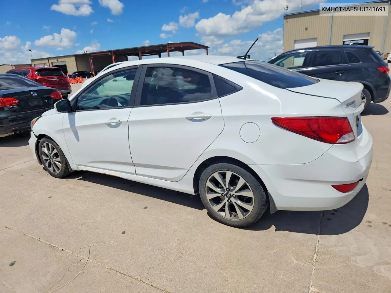 2017 Hyundai Accent Se VIN: KMHCT4AE5HU341691 Lot: 56721336