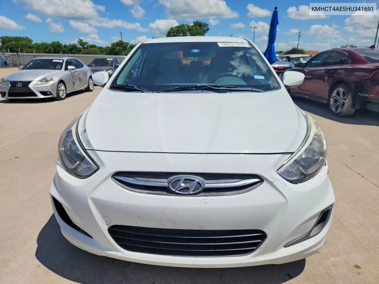 2017 Hyundai Accent Se VIN: KMHCT4AE5HU341691 Lot: 56721336