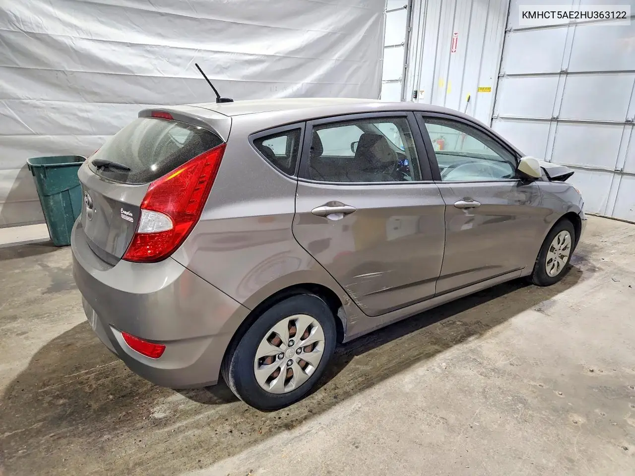 2017 Hyundai Accent Se VIN: KMHCT5AE2HU363122 Lot: 56760646