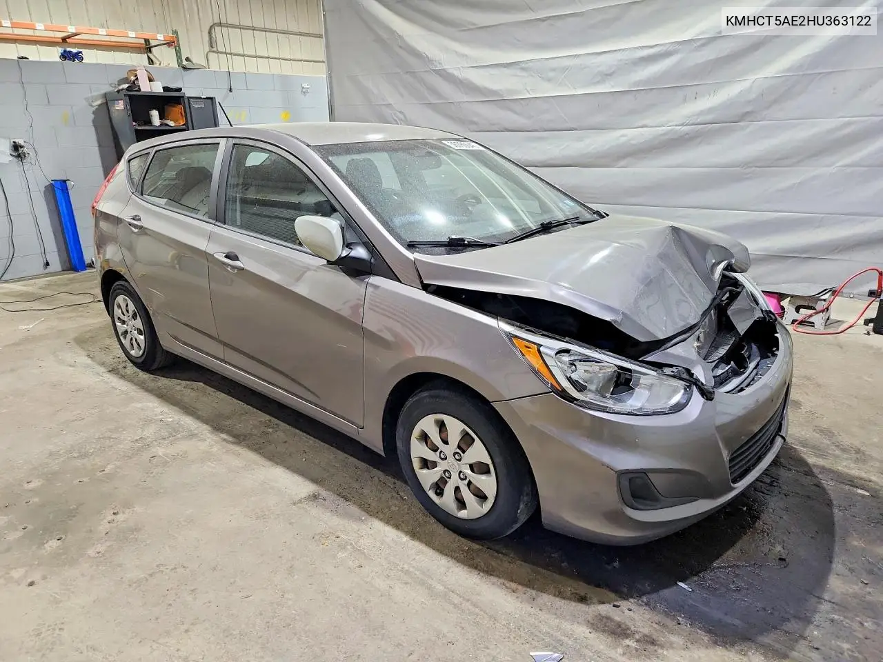 2017 Hyundai Accent Se VIN: KMHCT5AE2HU363122 Lot: 56760646