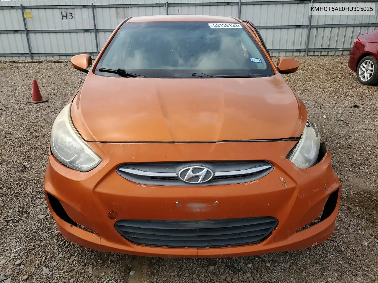2017 Hyundai Accent Se VIN: KMHCT5AE0HU305025 Lot: 60150456