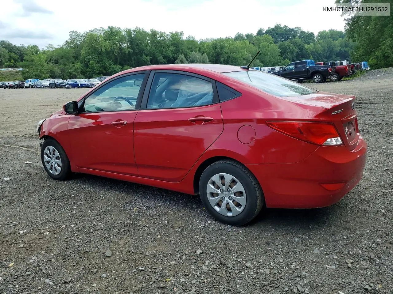 2017 Hyundai Accent Se VIN: KMHCT4AE3HU291552 Lot: 60233556