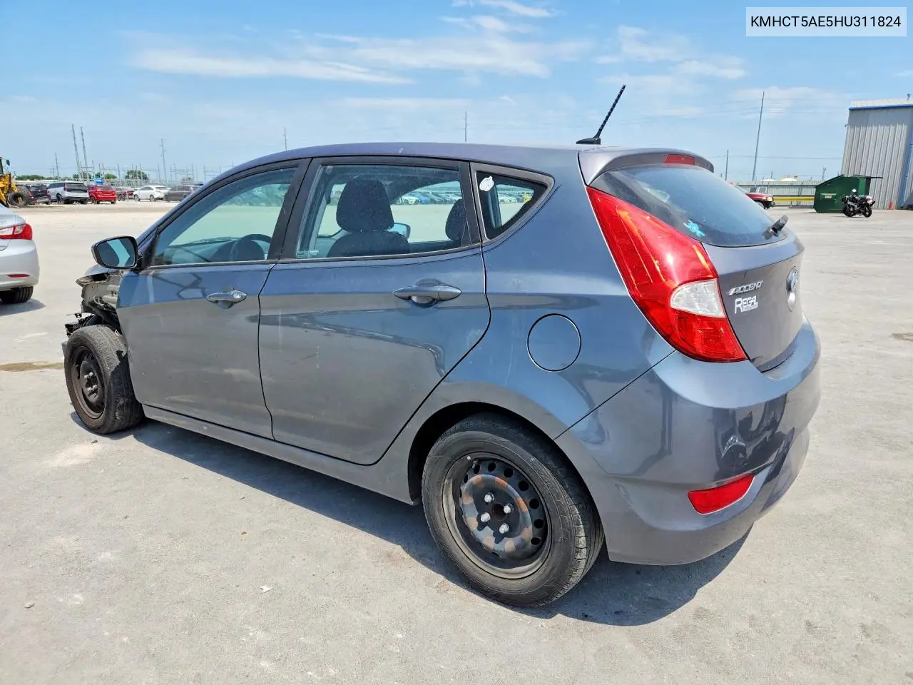 2017 Hyundai Accent Se VIN: KMHCT5AE5HU311824 Lot: 60236586