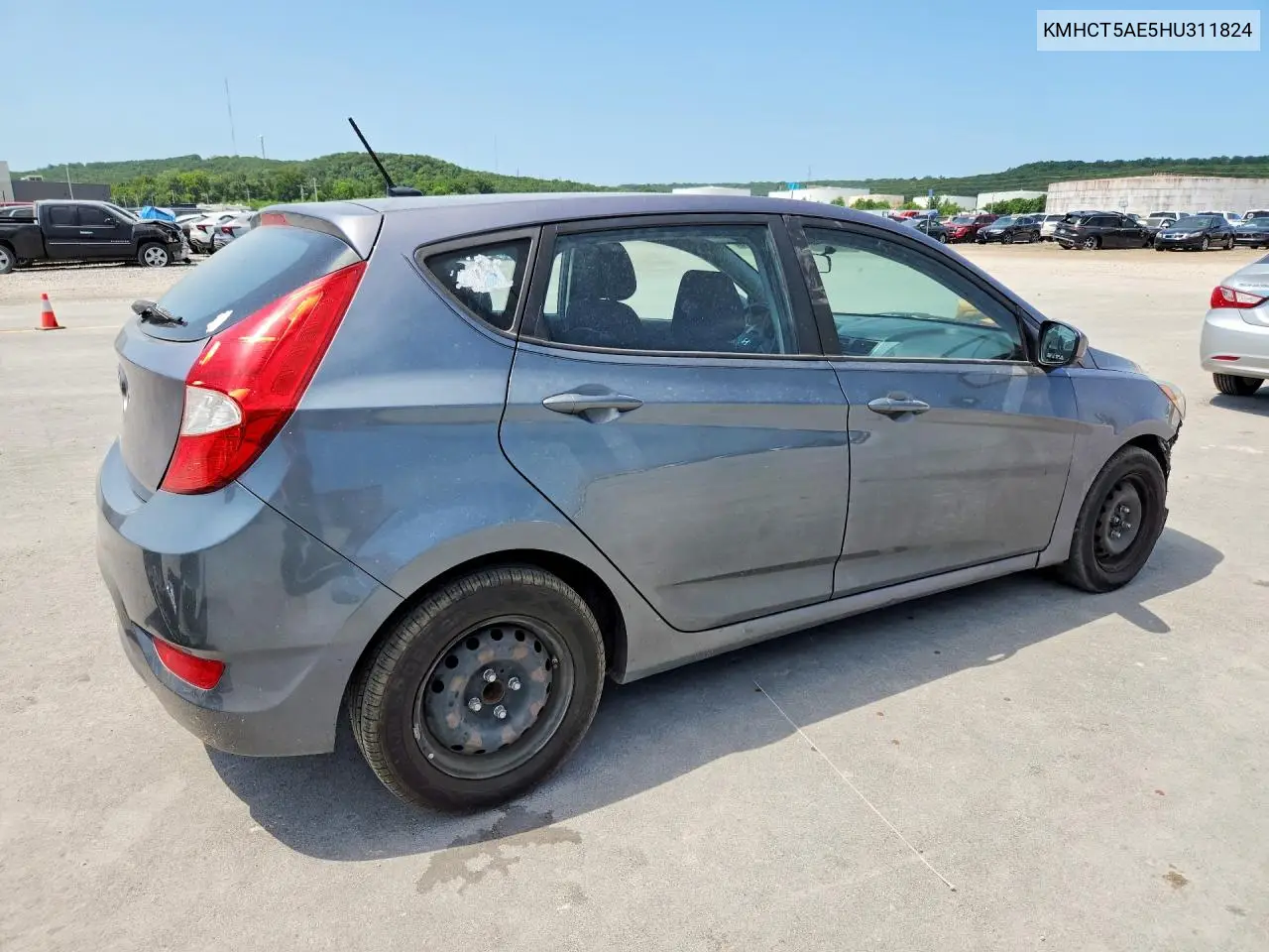 2017 Hyundai Accent Se VIN: KMHCT5AE5HU311824 Lot: 60236586