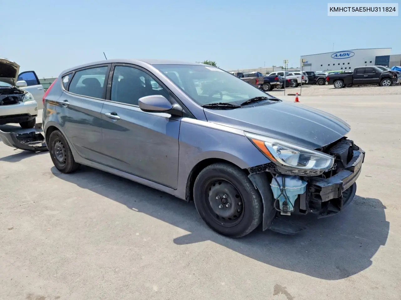 2017 Hyundai Accent Se VIN: KMHCT5AE5HU311824 Lot: 60236586