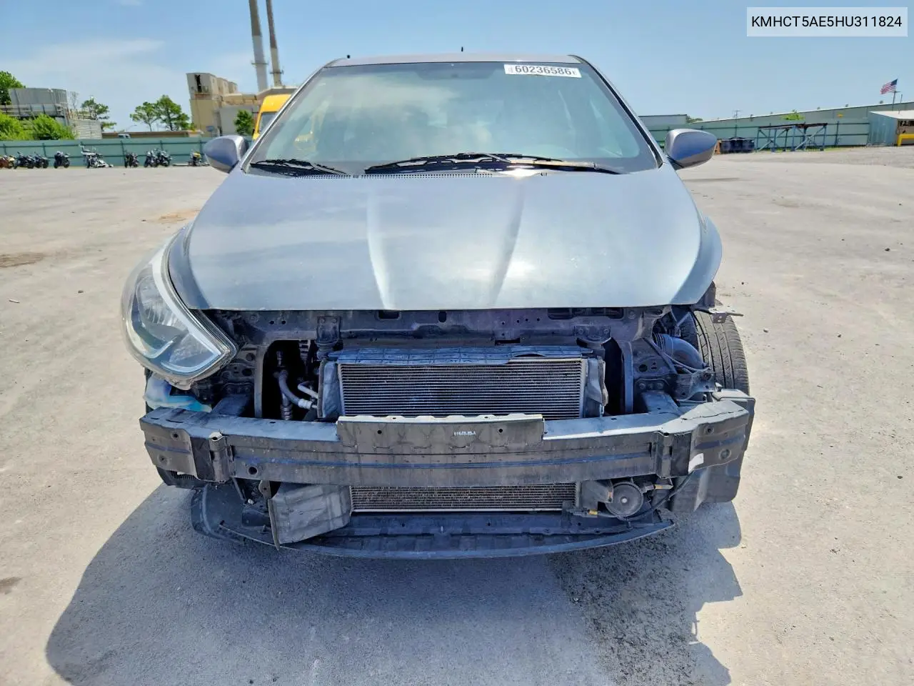 2017 Hyundai Accent Se VIN: KMHCT5AE5HU311824 Lot: 60236586