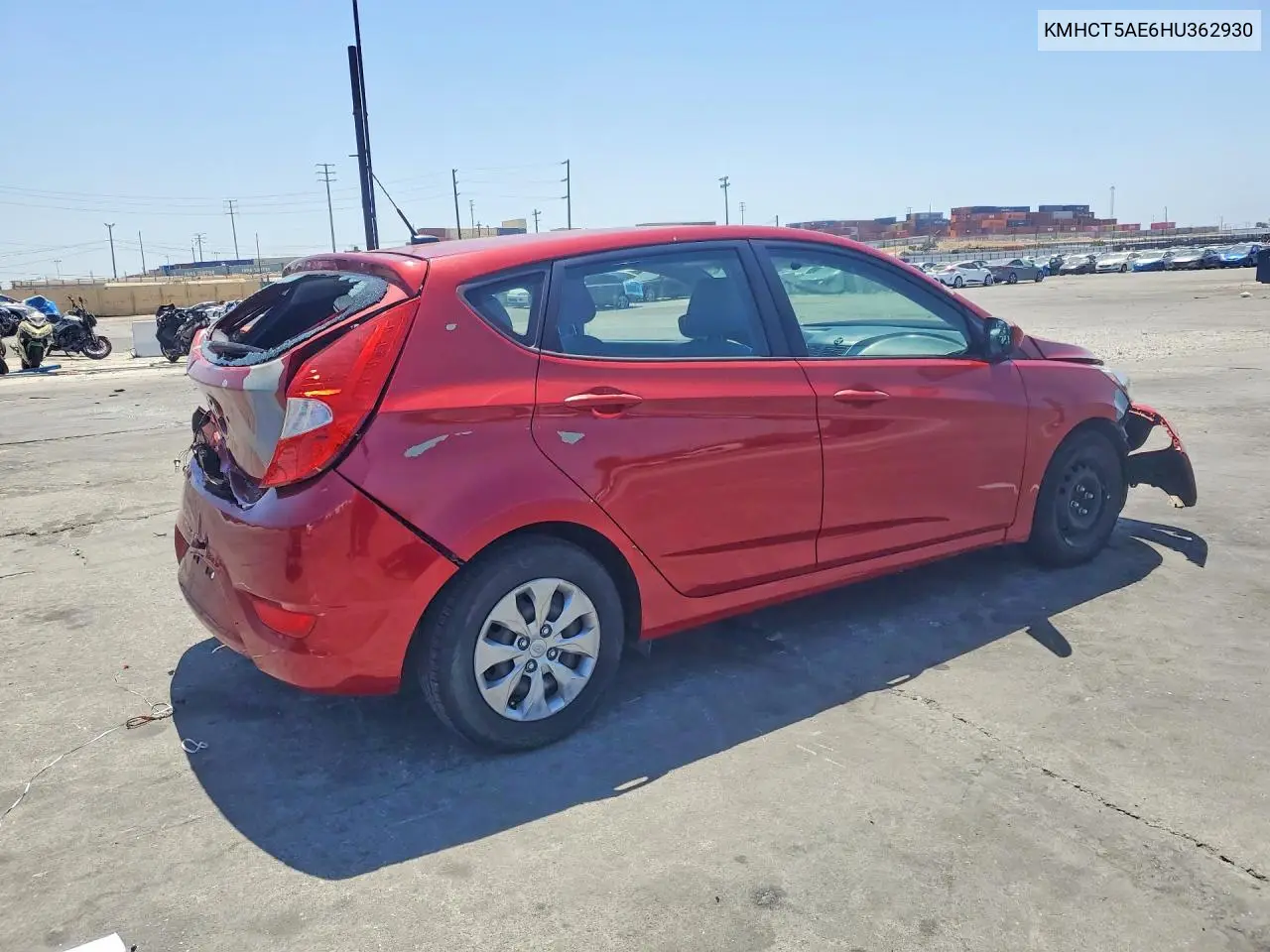 2017 Hyundai Accent Se VIN: KMHCT5AE6HU362930 Lot: 60439926