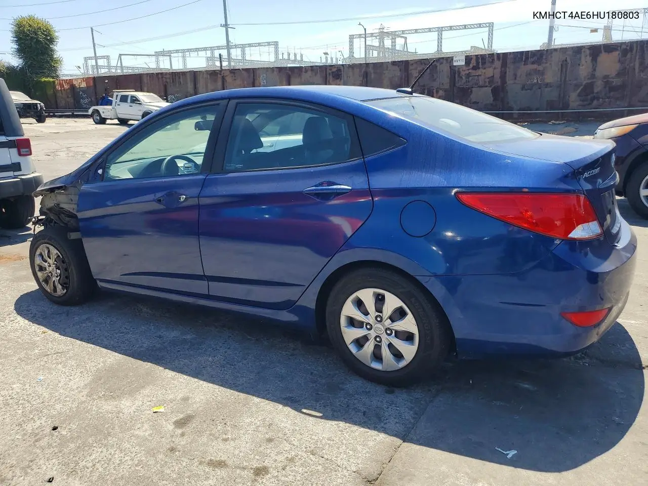 2017 Hyundai Accent Se VIN: KMHCT4AE6HU180803 Lot: 60509346