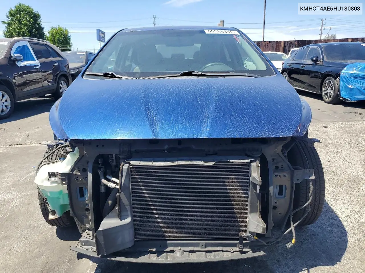 2017 Hyundai Accent Se VIN: KMHCT4AE6HU180803 Lot: 60509346
