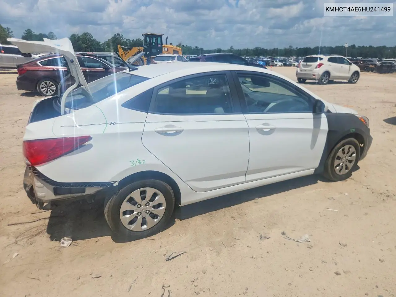 2017 Hyundai Accent Se VIN: KMHCT4AE6HU241499 Lot: 60787086