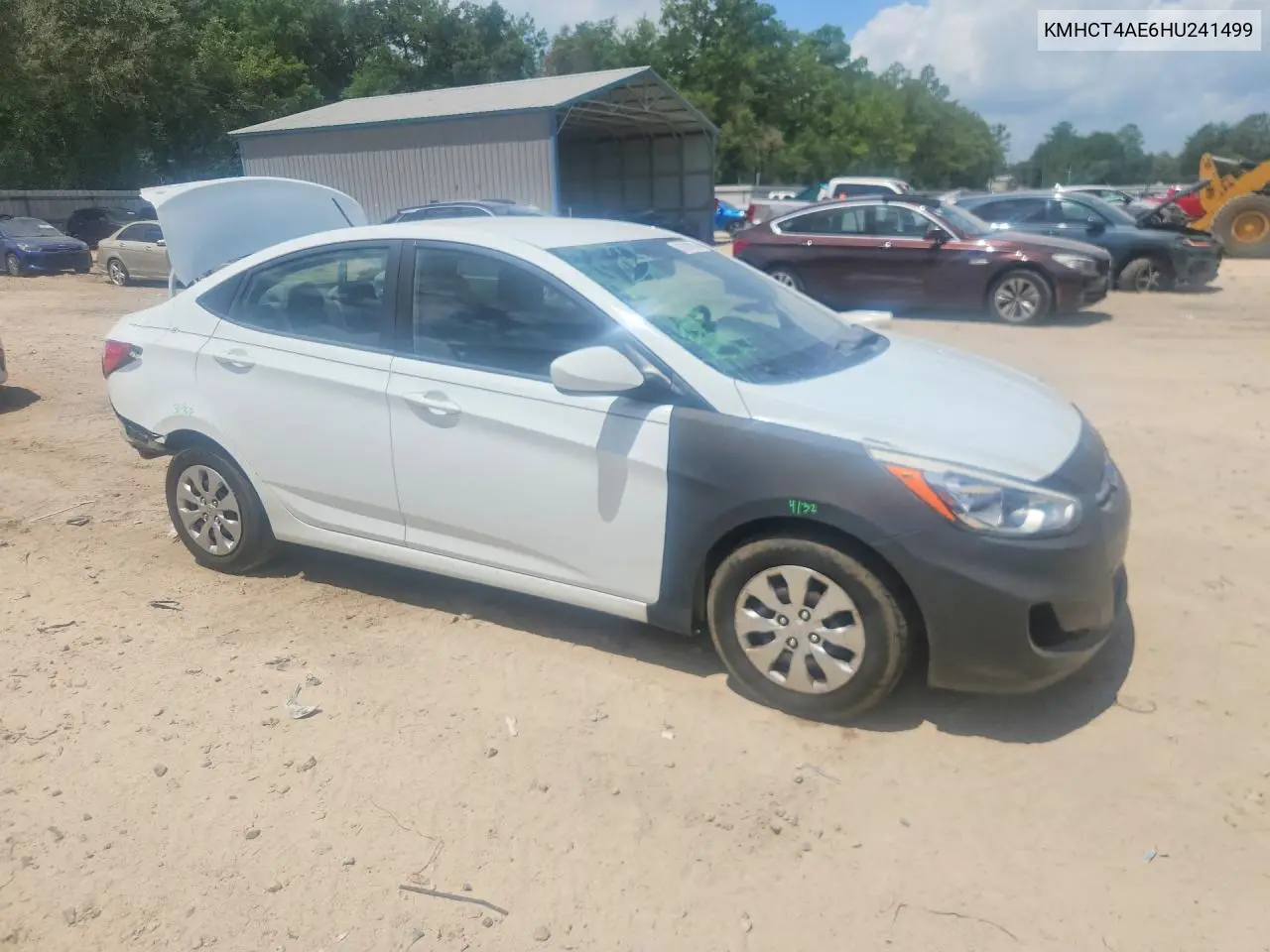 2017 Hyundai Accent Se VIN: KMHCT4AE6HU241499 Lot: 60787086