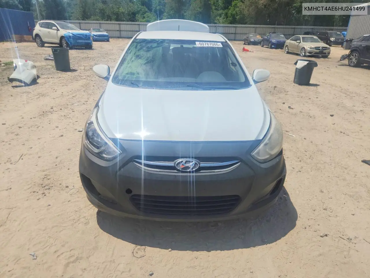 2017 Hyundai Accent Se VIN: KMHCT4AE6HU241499 Lot: 60787086