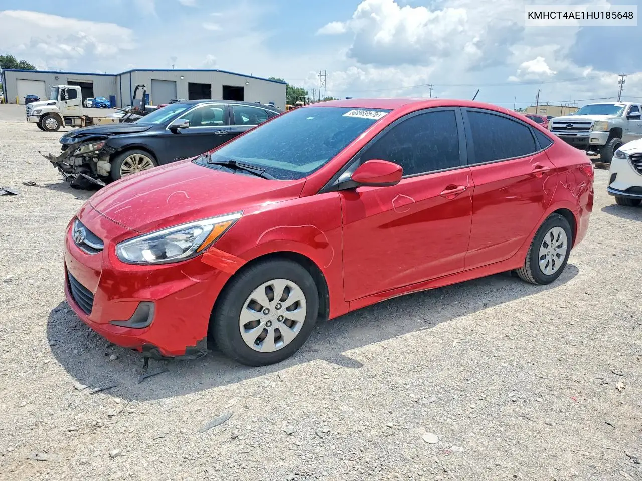 2017 Hyundai Accent Se VIN: KMHCT4AE1HU185648 Lot: 60869576