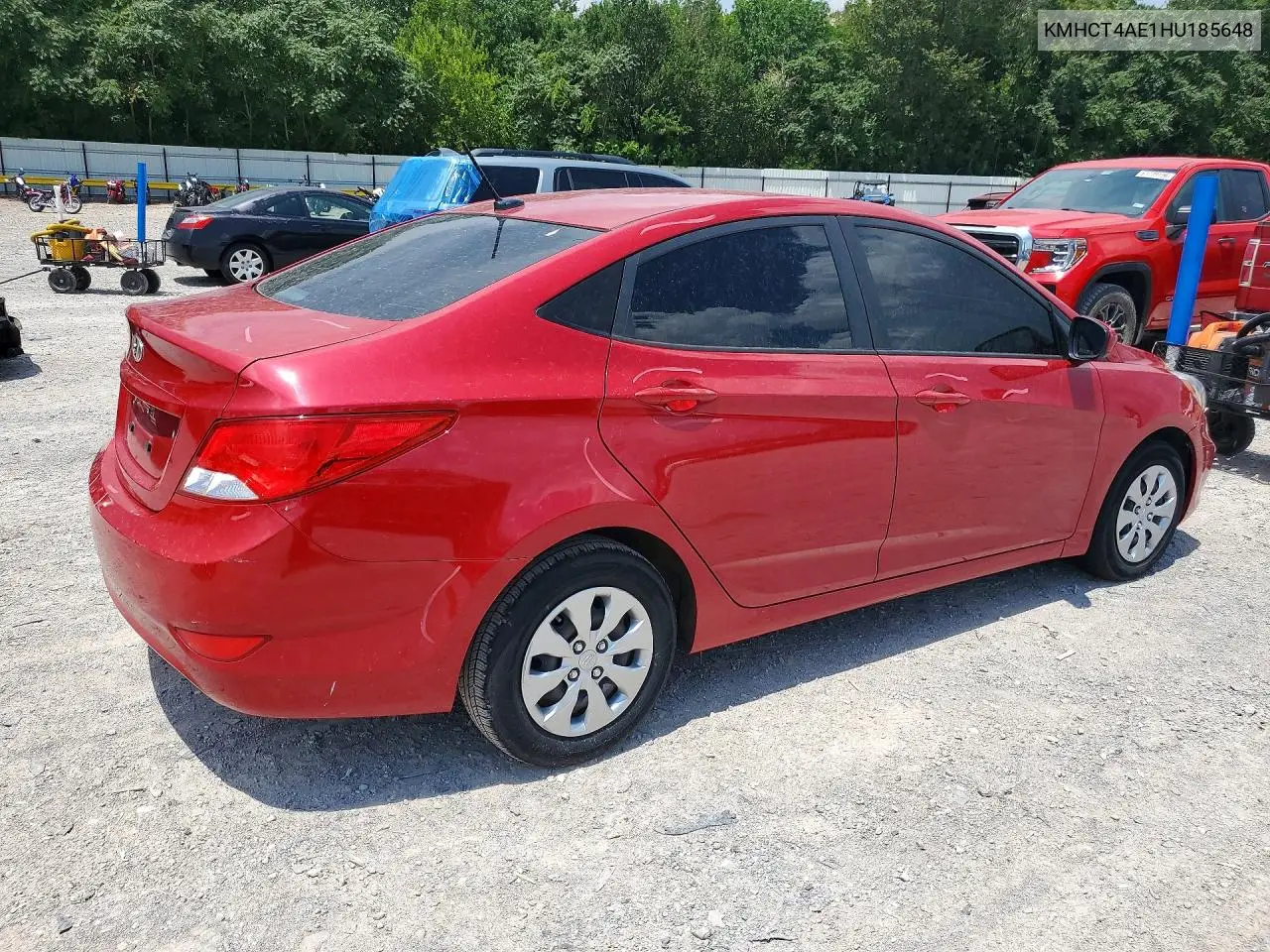 2017 Hyundai Accent Se VIN: KMHCT4AE1HU185648 Lot: 60869576