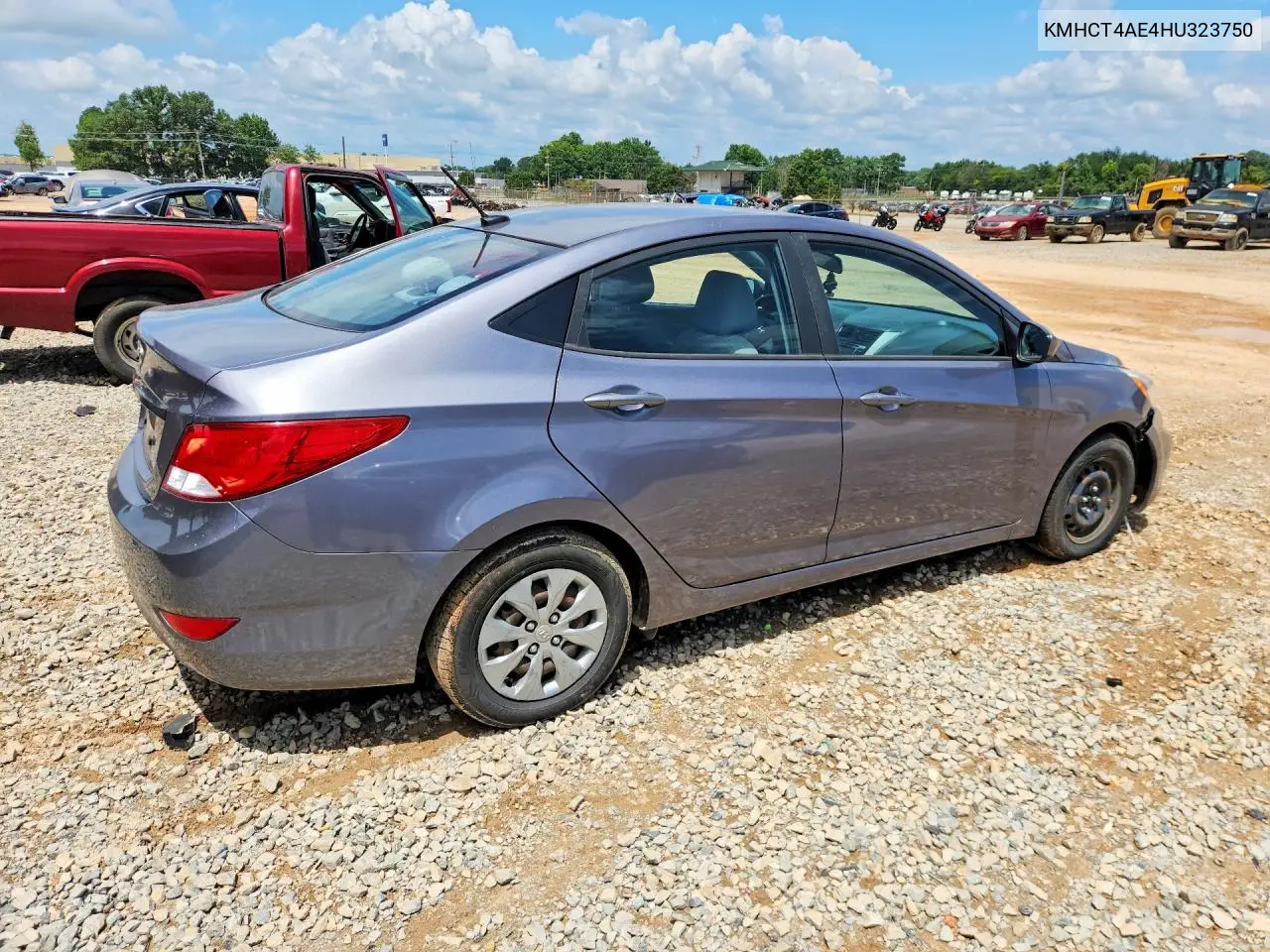 2017 Hyundai Accent Se VIN: KMHCT4AE4HU323750 Lot: 60893616