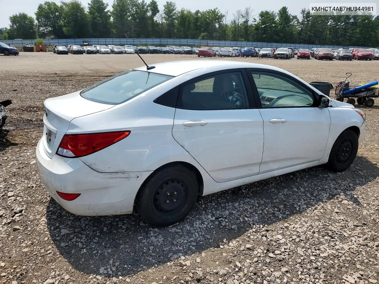 2017 Hyundai Accent Se VIN: KMHCT4AE7HU344981 Lot: 61026836