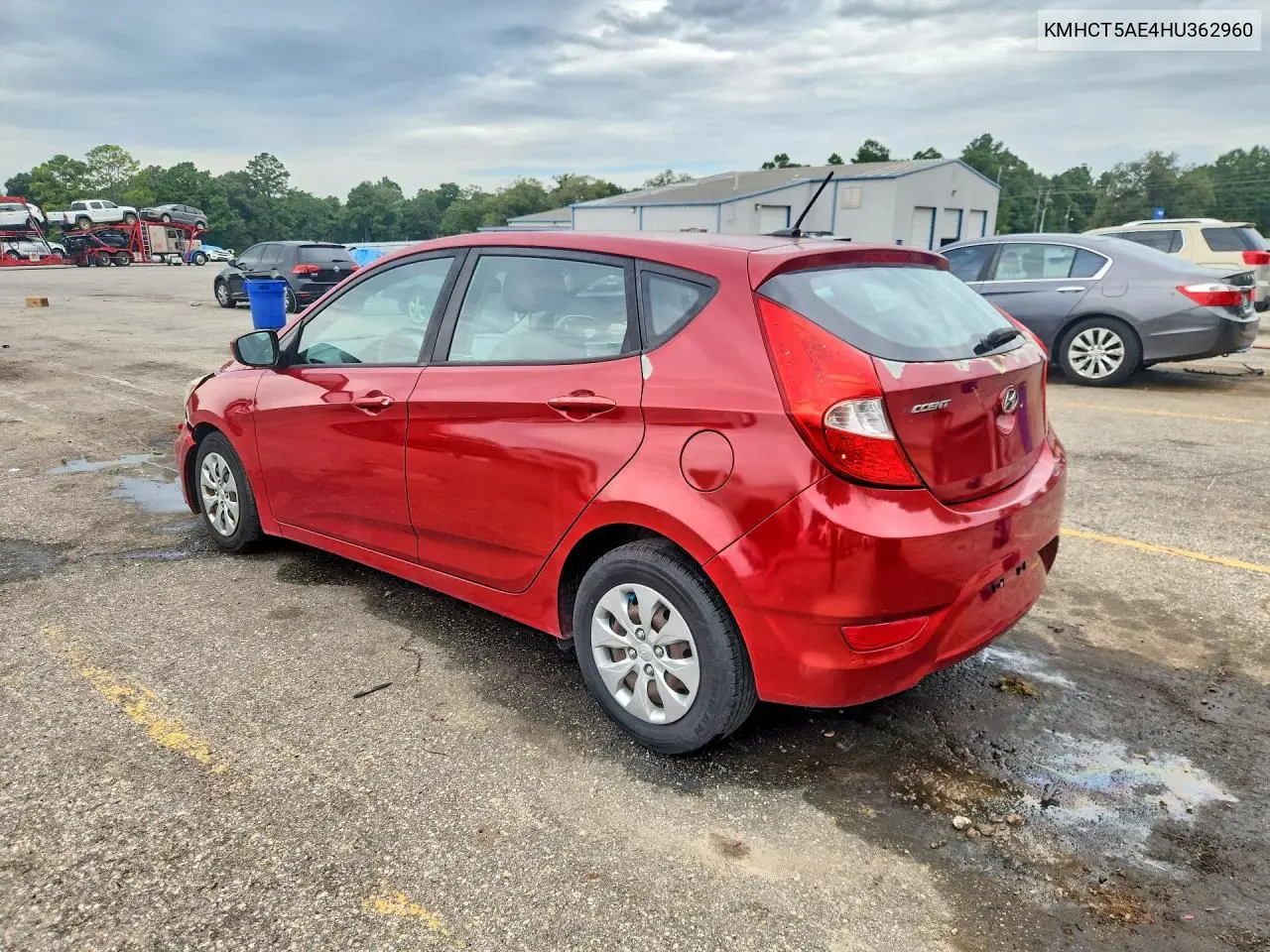 2017 Hyundai Accent Se VIN: KMHCT5AE4HU362960 Lot: 61122336