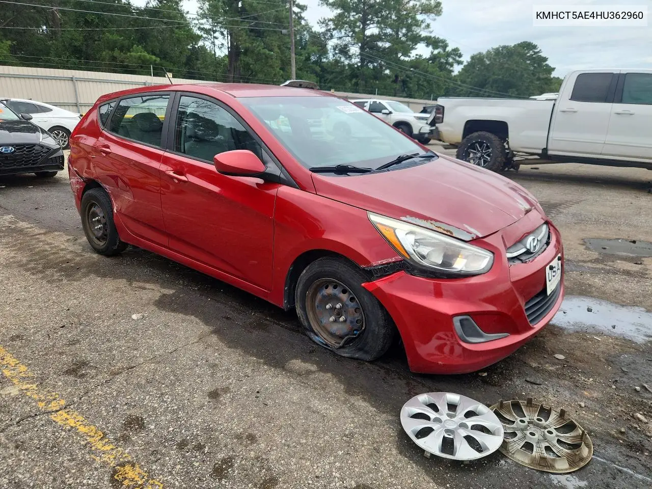 2017 Hyundai Accent Se VIN: KMHCT5AE4HU362960 Lot: 61122336