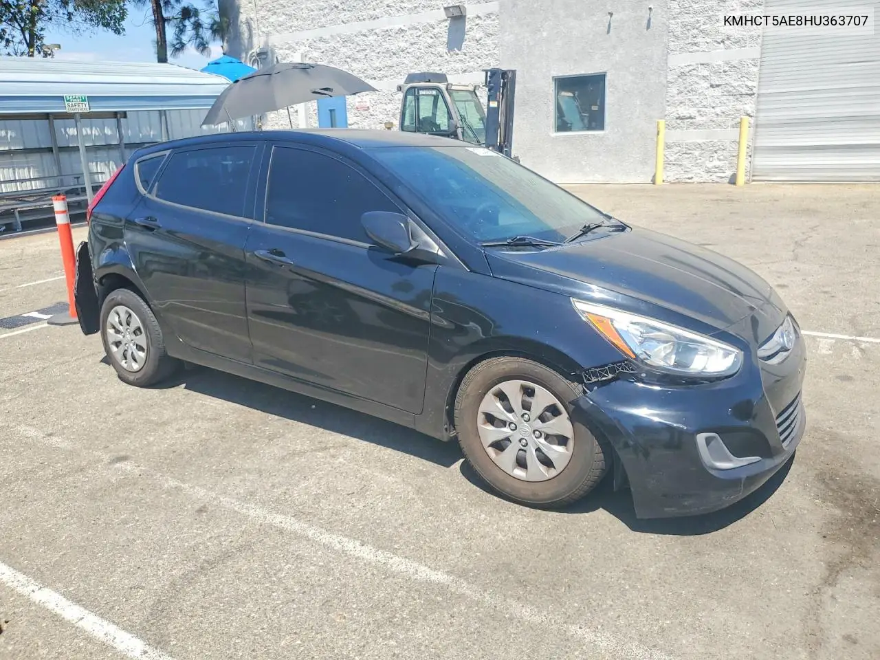 2017 Hyundai Accent Se VIN: KMHCT5AE8HU363707 Lot: 61220416