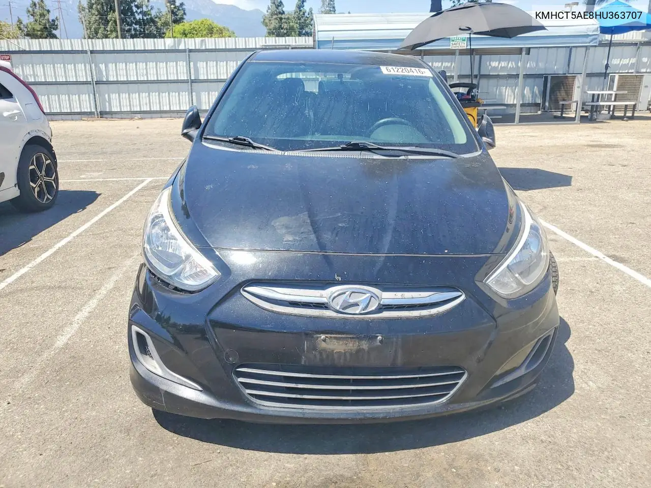 2017 Hyundai Accent Se VIN: KMHCT5AE8HU363707 Lot: 61220416