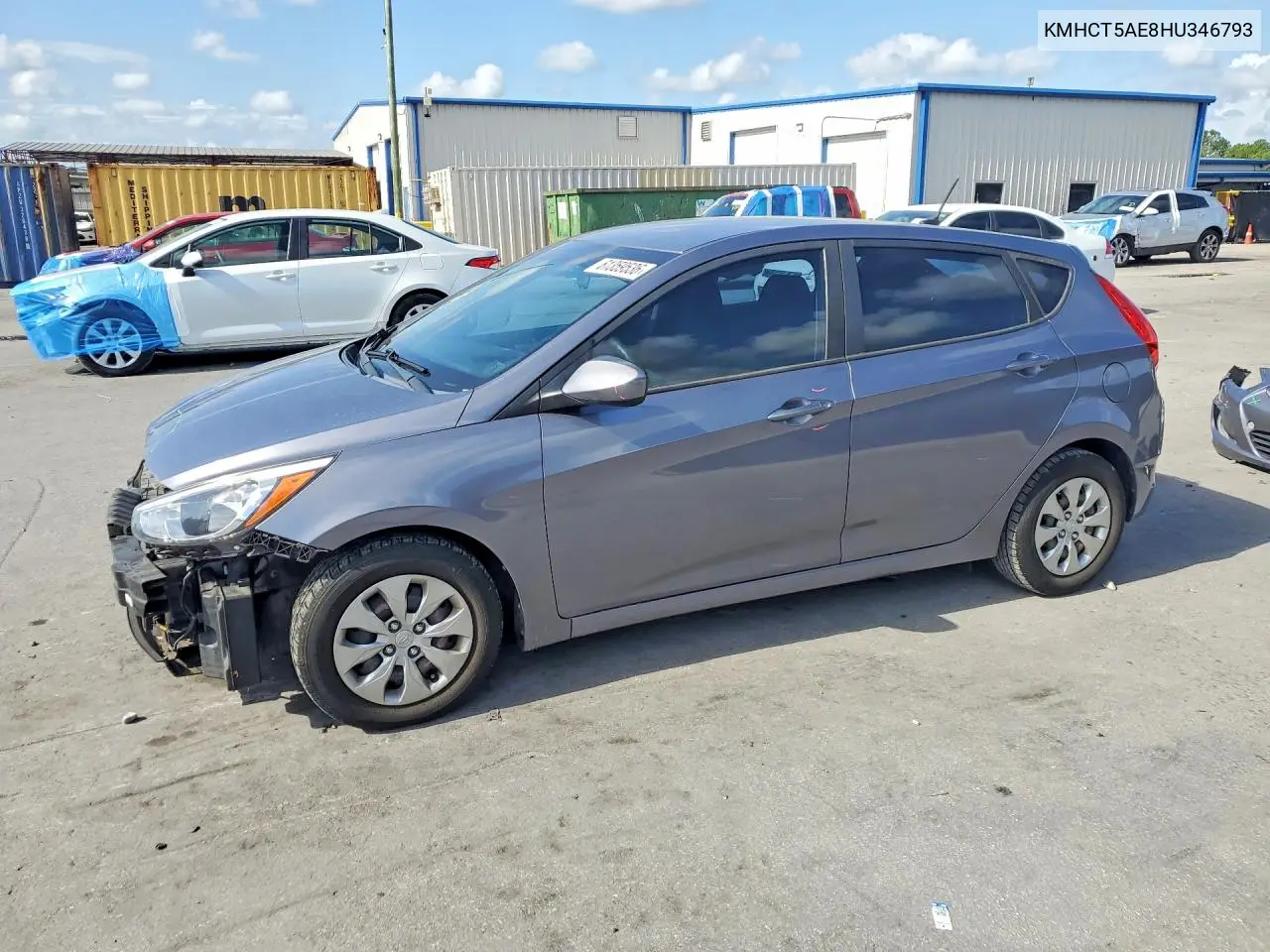 2017 Hyundai Accent Se VIN: KMHCT5AE8HU346793 Lot: 61359536