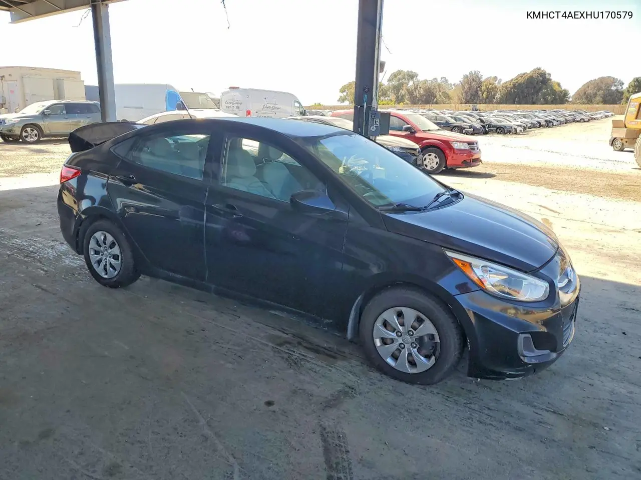 2017 Hyundai Accent Se VIN: KMHCT4AEXHU170579 Lot: 61426716