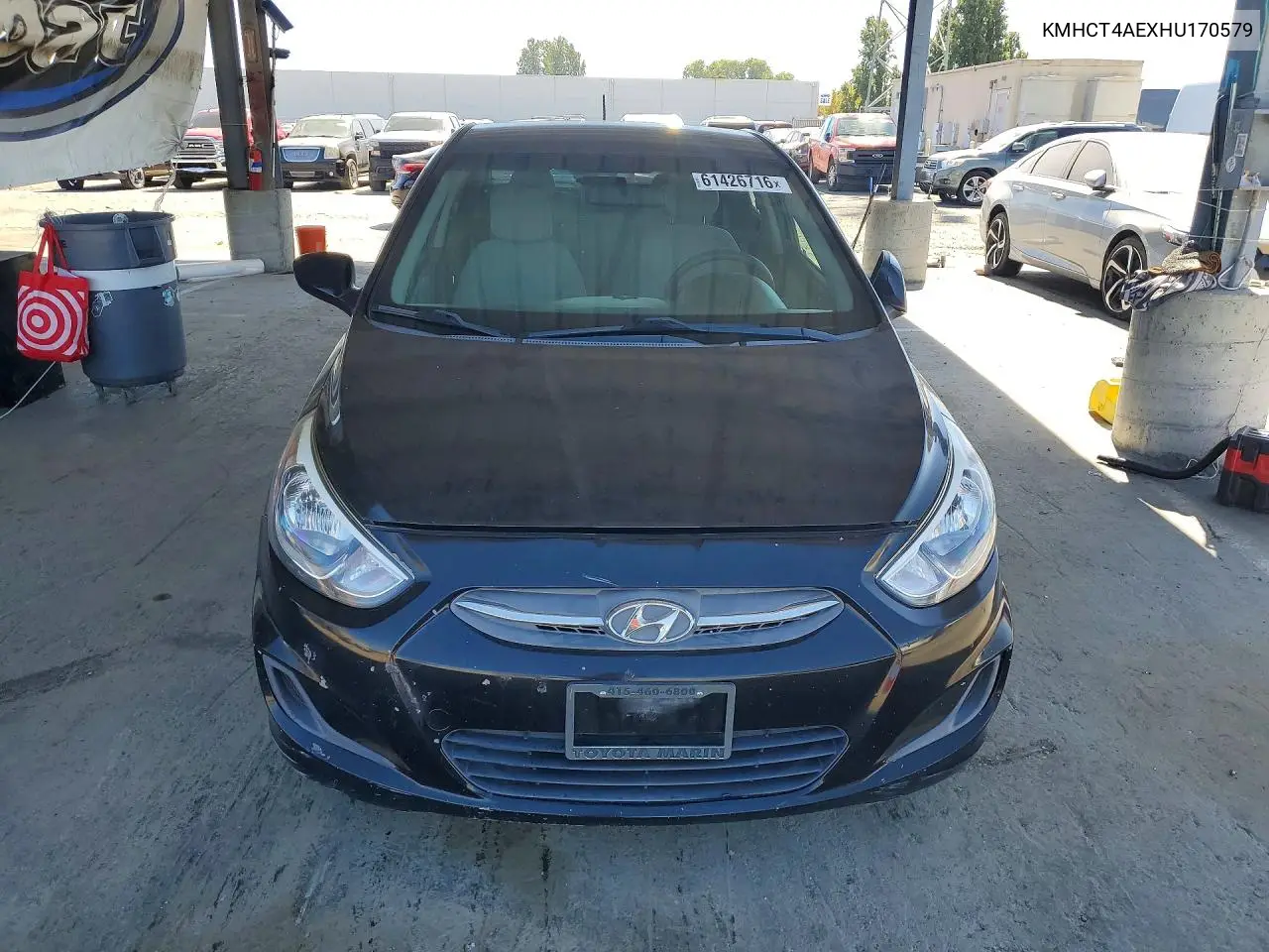 2017 Hyundai Accent Se VIN: KMHCT4AEXHU170579 Lot: 61426716