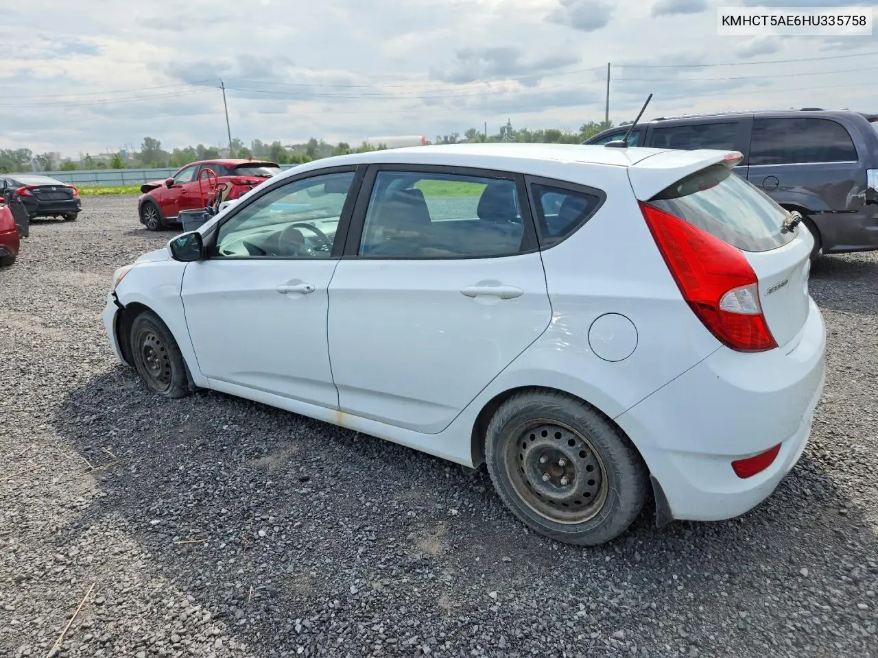2017 Hyundai Accent Se VIN: KMHCT5AE6HU335758 Lot: 61512626