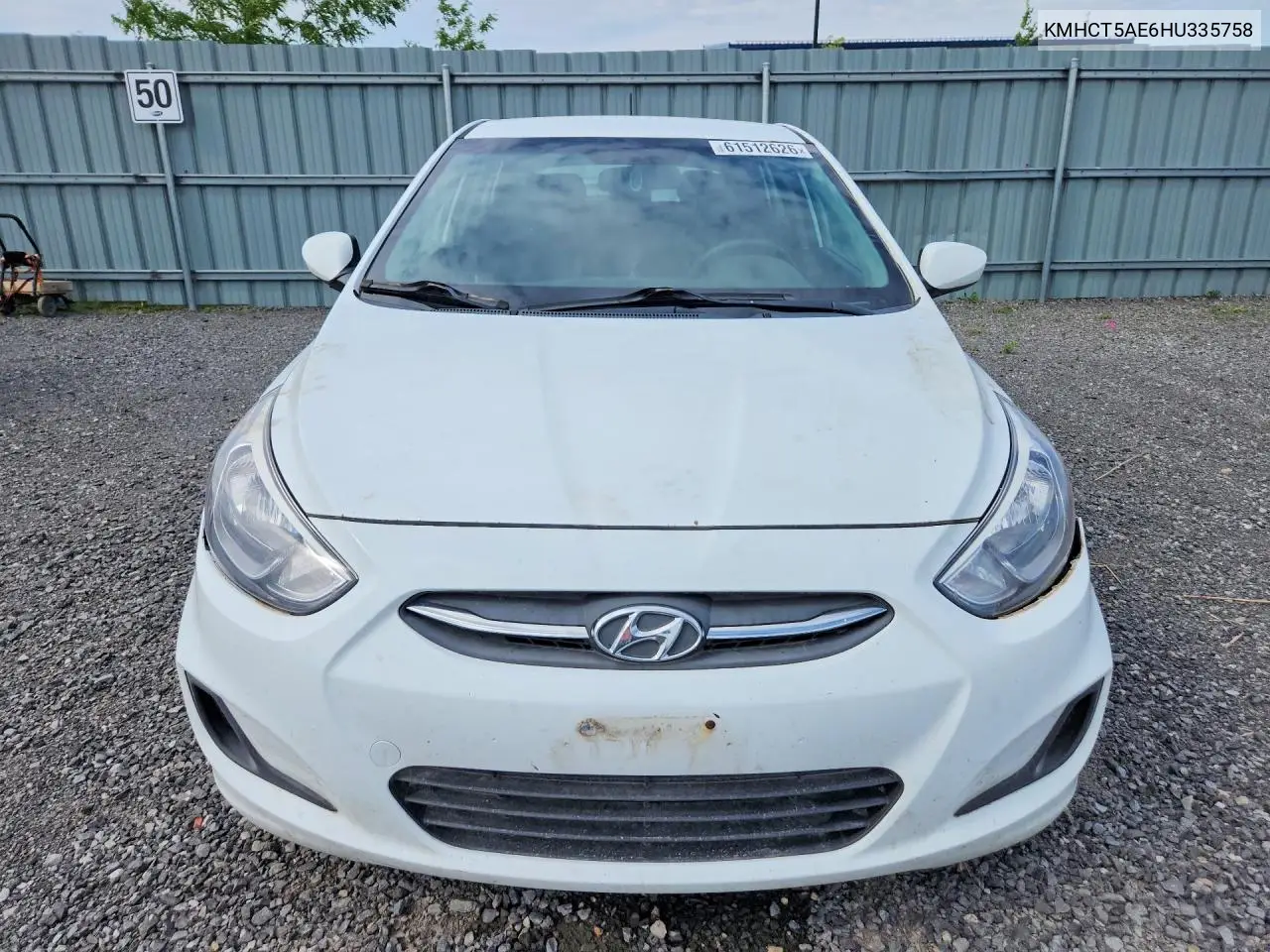 2017 Hyundai Accent Se VIN: KMHCT5AE6HU335758 Lot: 61512626