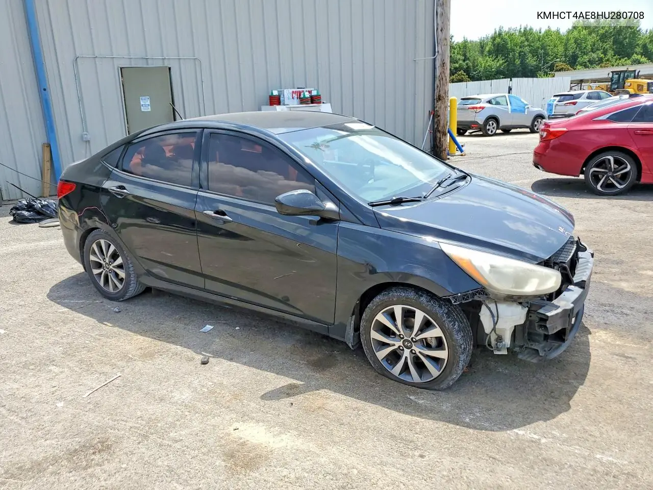 2017 Hyundai Accent Se VIN: KMHCT4AE8HU280708 Lot: 61618486