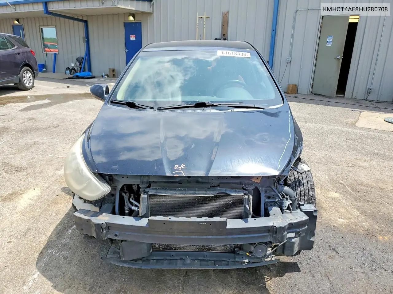 2017 Hyundai Accent Se VIN: KMHCT4AE8HU280708 Lot: 61618486