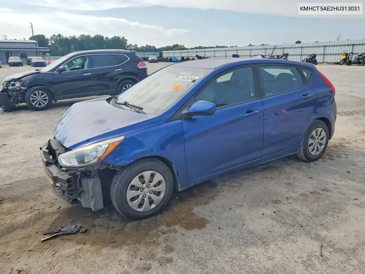 2017 Hyundai Accent Se VIN: KMHCT5AE2HU313031 Lot: 61628246
