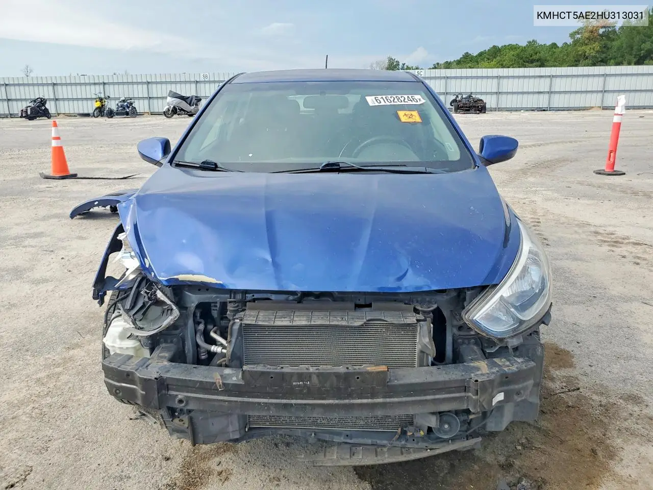 2017 Hyundai Accent Se VIN: KMHCT5AE2HU313031 Lot: 61628246