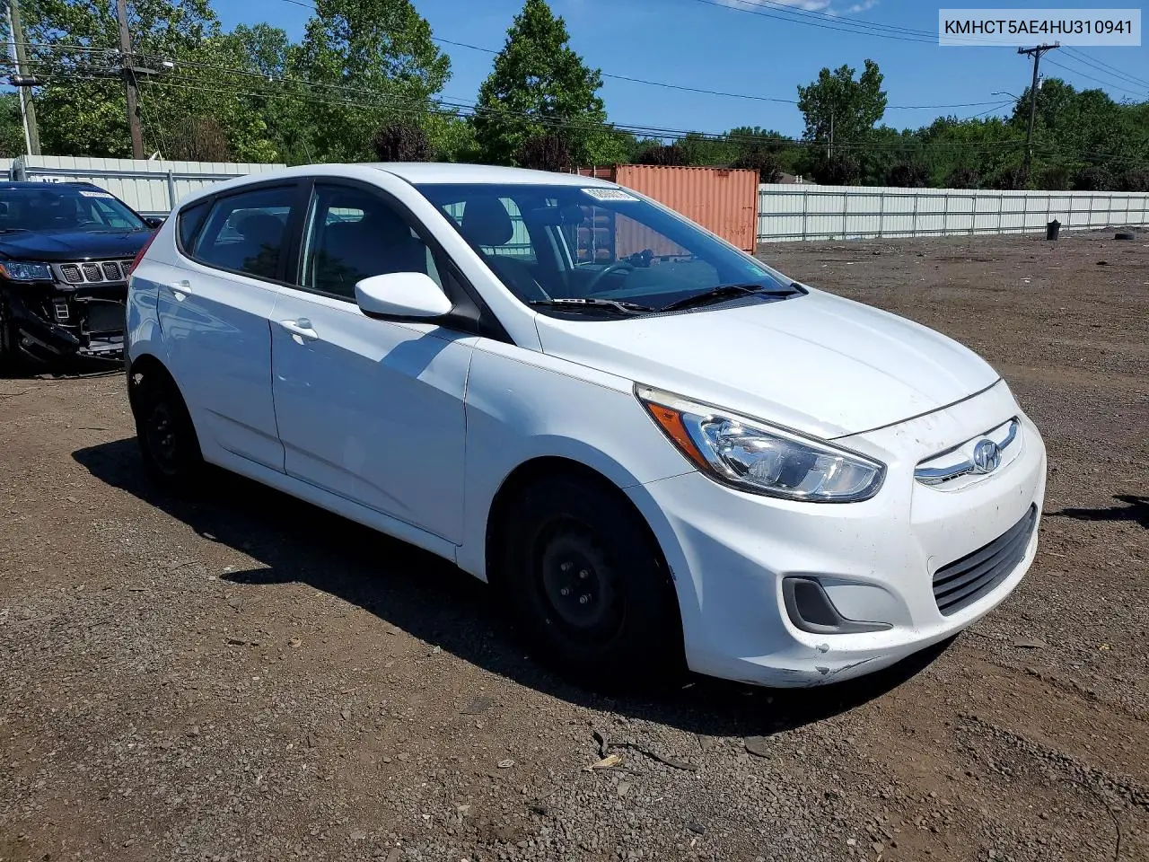 2017 Hyundai Accent Se VIN: KMHCT5AE4HU310941 Lot: 62006716