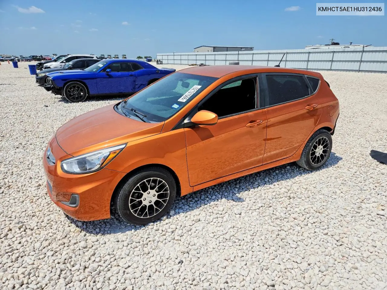 2017 Hyundai Accent Se VIN: KMHCT5AE1HU312436 Lot: 62131566