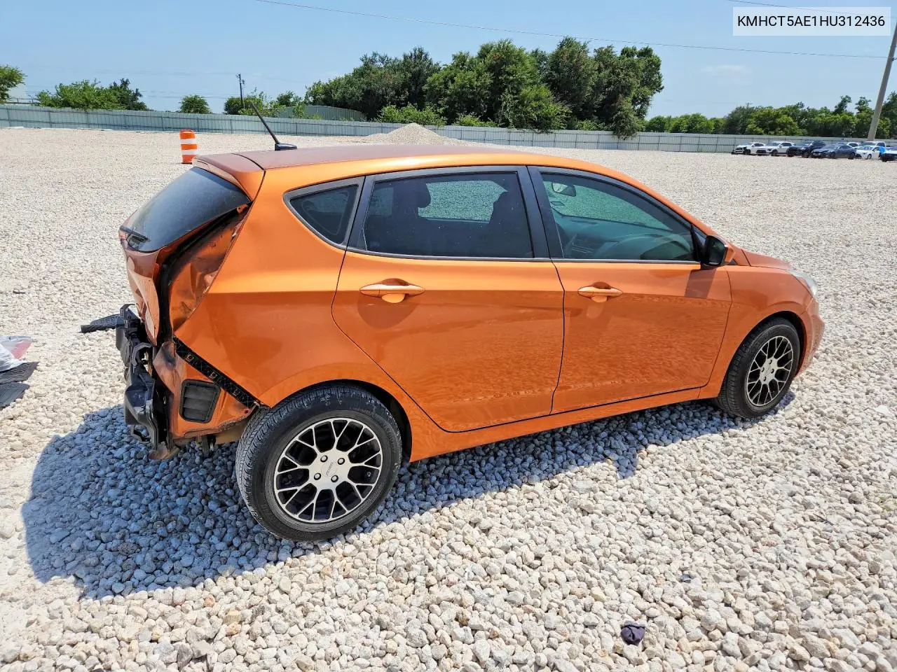 2017 Hyundai Accent Se VIN: KMHCT5AE1HU312436 Lot: 62131566