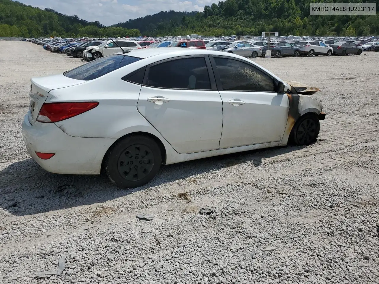 2017 Hyundai Accent Se VIN: KMHCT4AE8HU223117 Lot: 67863415