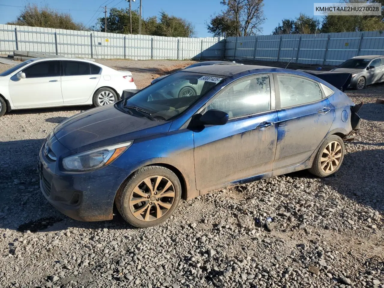 KMHCT4AE2HU270028 2017 Hyundai Accent Se