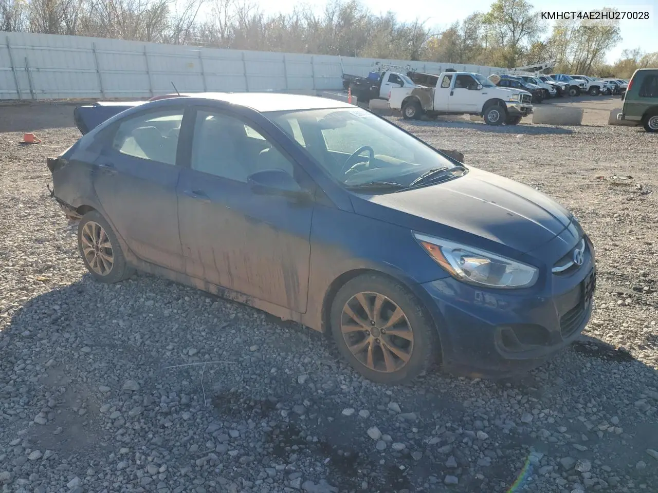 KMHCT4AE2HU270028 2017 Hyundai Accent Se
