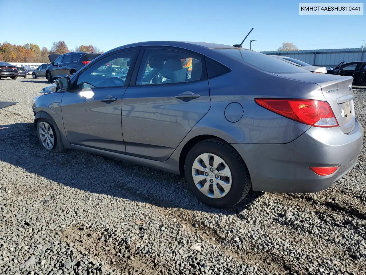 KMHCT4AE3HU310441 2017 Hyundai Accent Se