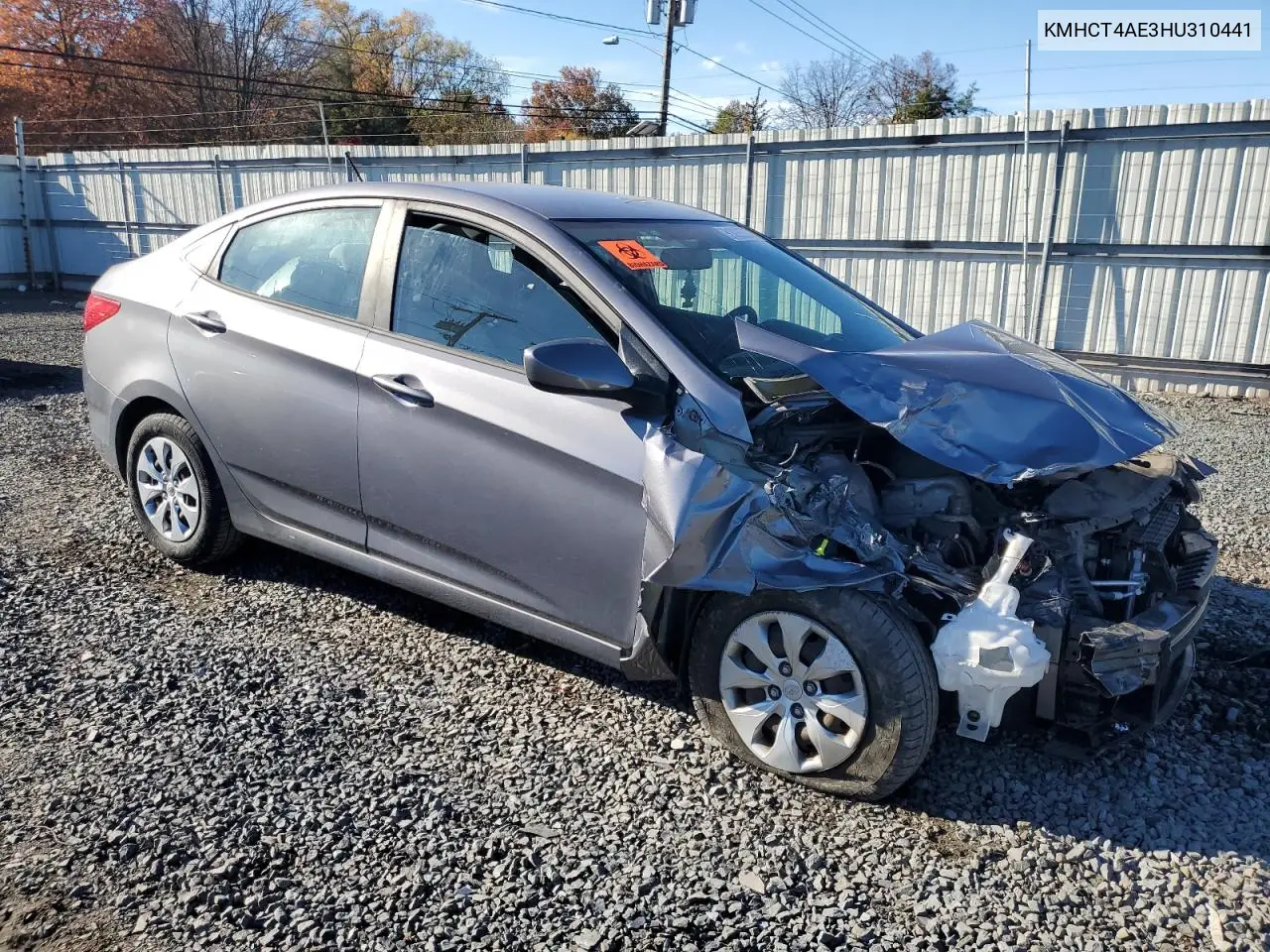 KMHCT4AE3HU310441 2017 Hyundai Accent Se