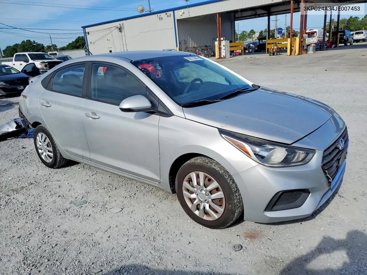 2018 Hyundai Accent Se VIN: 3KPC24A34JE007453 Lot: 58013046