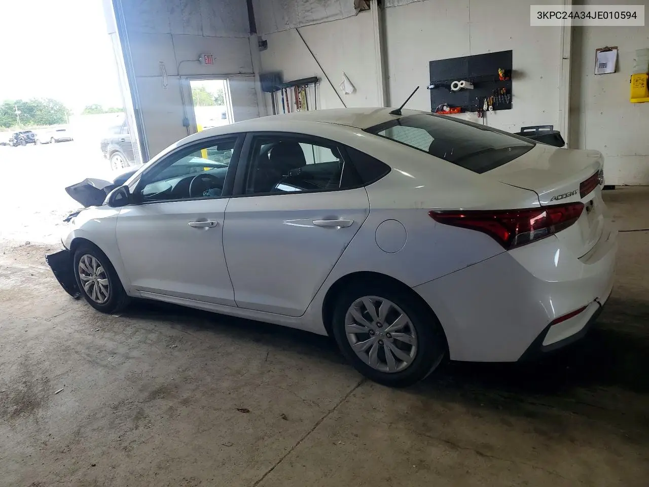 2018 Hyundai Accent Se VIN: 3KPC24A34JE010594 Lot: 61731006