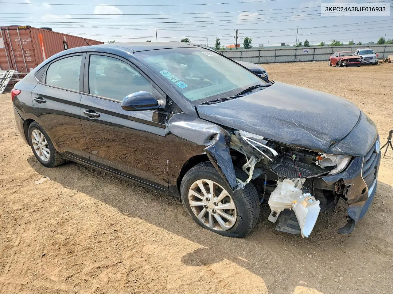 3KPC24A38JE016933 2018 Hyundai Accent Sel