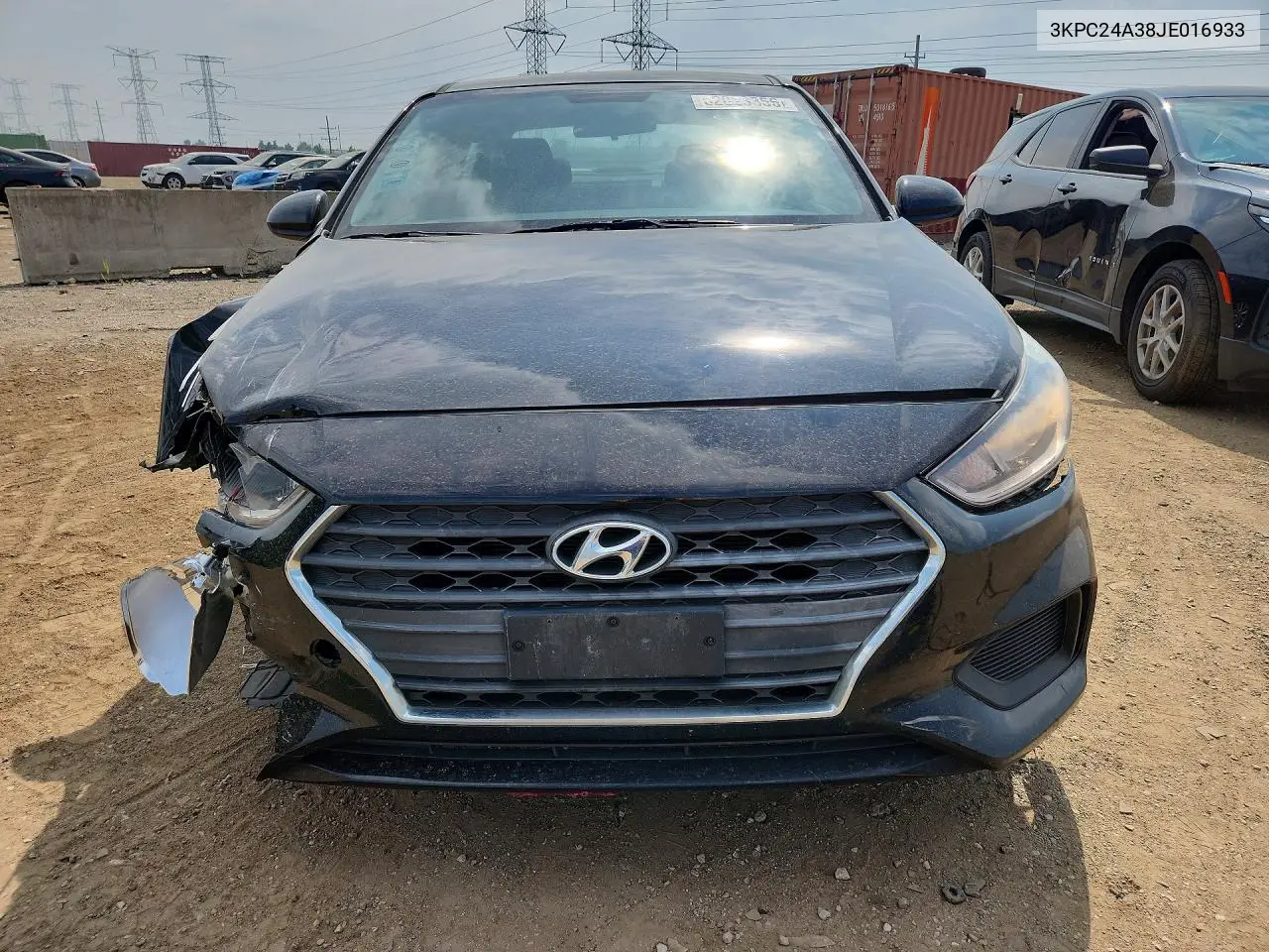 3KPC24A38JE016933 2018 Hyundai Accent Sel