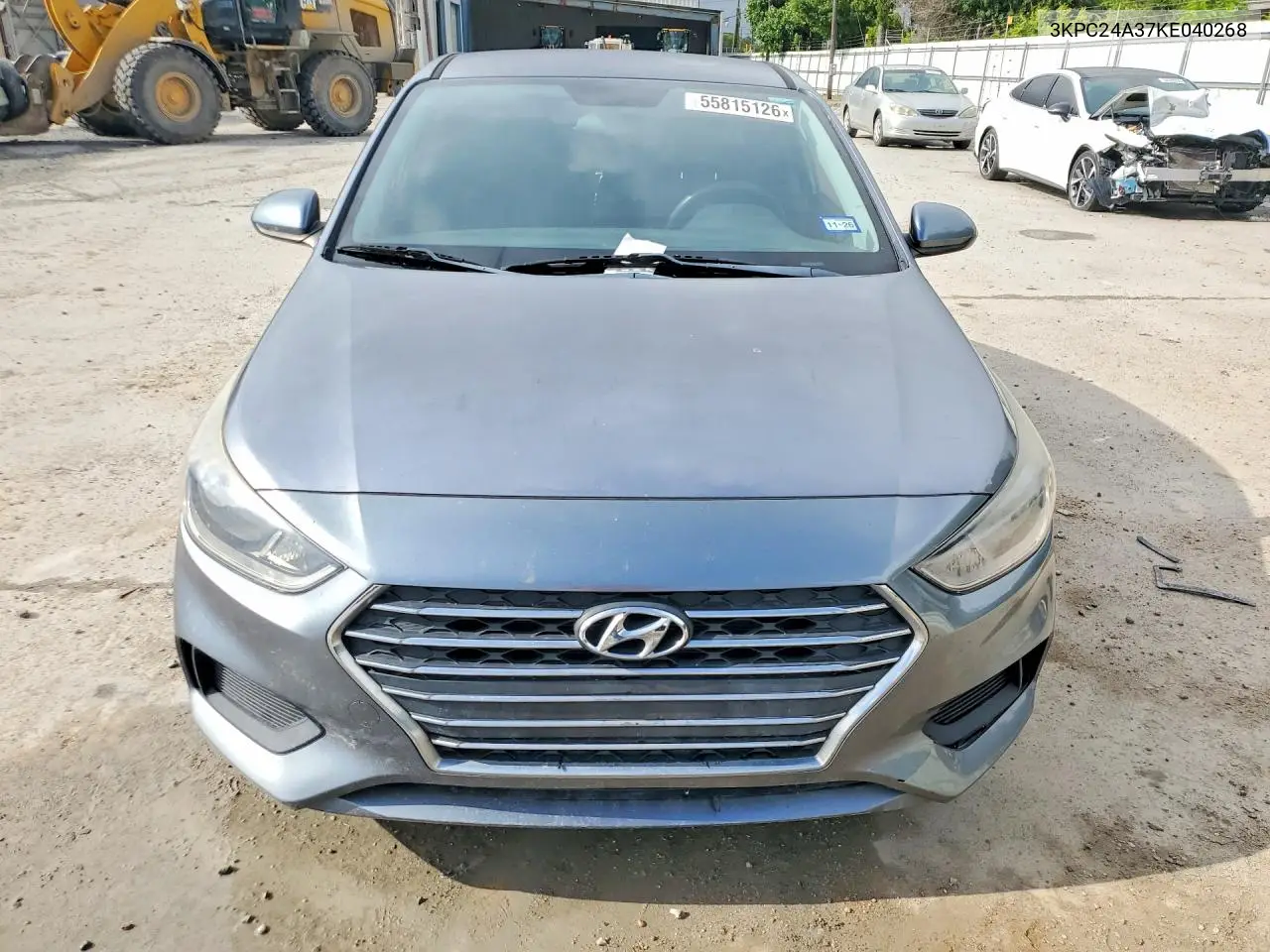 2019 Hyundai Accent Se VIN: 3KPC24A37KE040268 Lot: 55815126