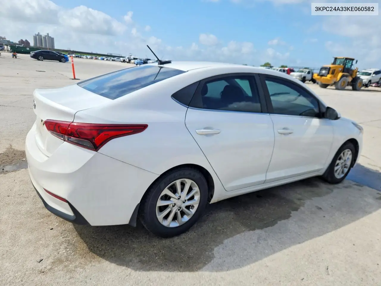 2019 Hyundai Accent Sel VIN: 3KPC24A33KE060582 Lot: 57956416
