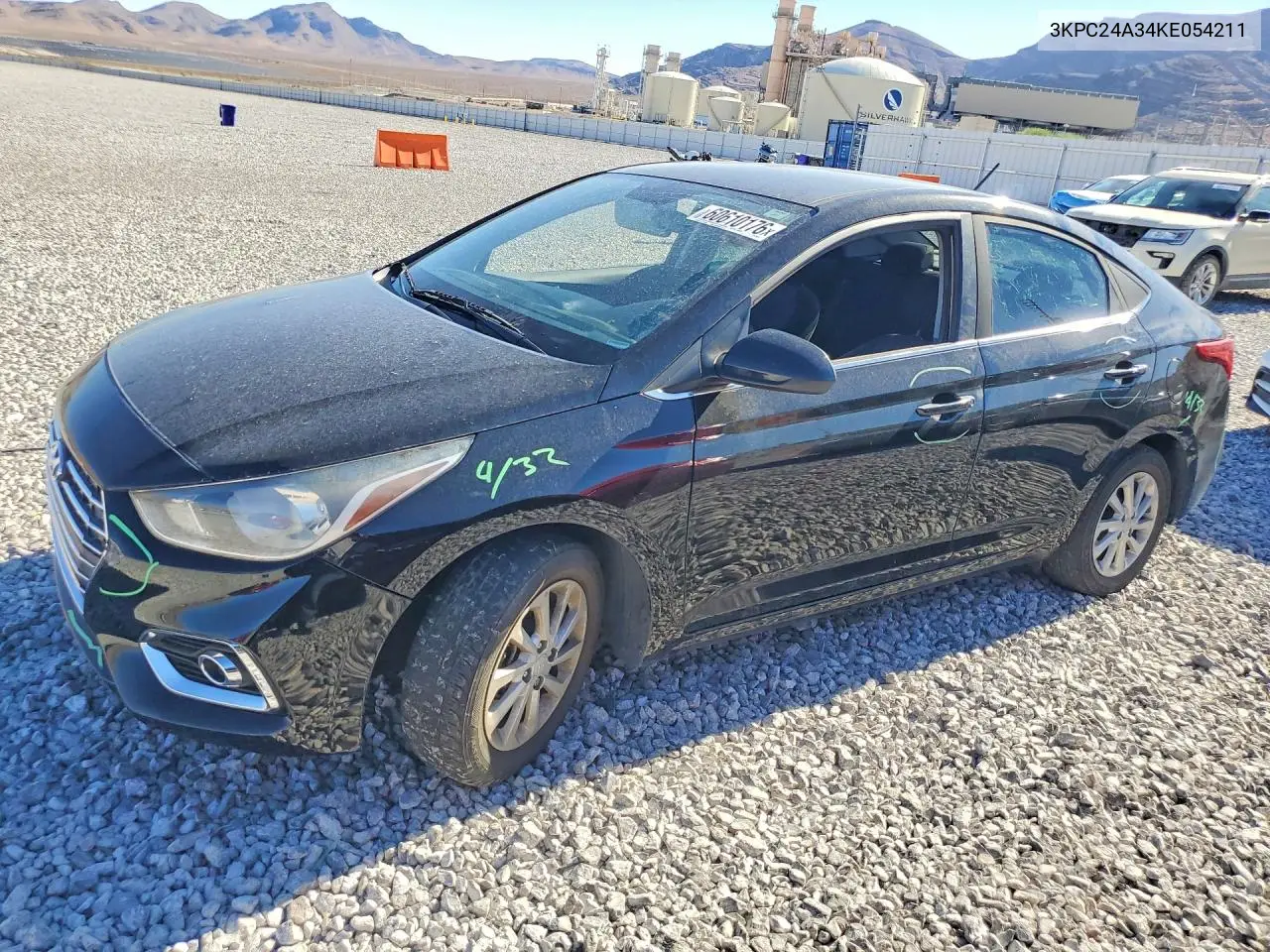 2019 Hyundai Accent Sel VIN: 3KPC24A34KE054211 Lot: 60610176