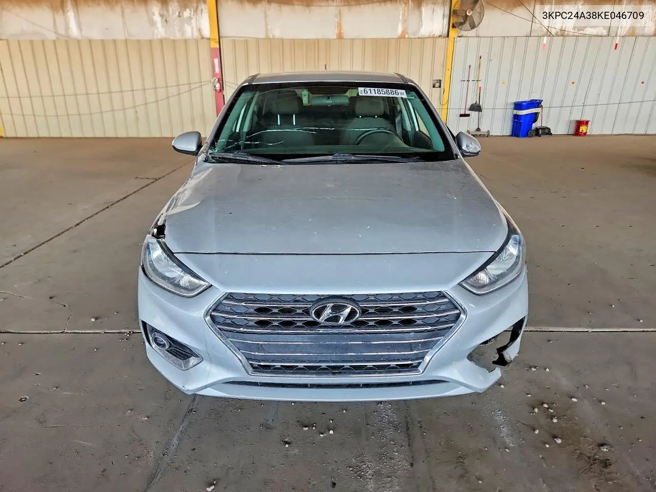 2019 Hyundai Accent Sel VIN: 3KPC24A38KE046709 Lot: 61185886